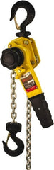 Ingersoll-Rand - 1,650 Lb Lifting Capacity, 10' Lift Height, Lever Hoist - Made from Chain, 48.3 Lb Avg Pull to Lift Rated Load, 1 Chain - Exact Tooling