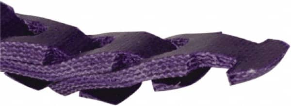 Fenner Drives - Section Round, 9/16" Diam, Adjustable Replacement Belt - Polyester/Polyurethane Composite, Purple, Link Style Round Belt - Exact Tooling