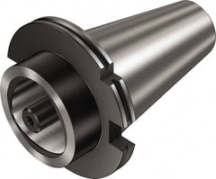 Sandvik Coromant - C5 System Size, ISO40 Taper, Modular Tool Holding System Adapter - 80mm Projection, 50mm Body Diam, 148.4mm OAL, Through Coolant - Exact Tooling