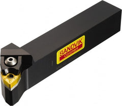 Sandvik Coromant - MWLNR/L, Right Hand Cut, -5° Lead Angle, 20mm Shank Height x 20mm Shank Width, Negative Rake Indexable Turning Toolholder - 125mm OAL, WNMG 06 04 08, WNMG 332 Insert Compatibility, Series T-Max P - Exact Tooling