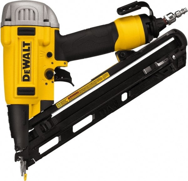 DeWALT - 1-1/4 to 2-1/2" Nail Length, 15 Gauge Finish Air Nailer - 90 to 125 psi - Exact Tooling