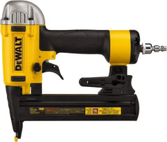 DeWALT - 1/4" Crown, 18 Gauge, 100 Staple Capacity Power Stapler - 1/4" Inlet, 70 to 100 psi Air Pressure, Includes DWFP1838 Stapler - Exact Tooling