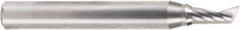 Amana Tool - 3/16" Cutting Diam x 3/8" Length of Cut, 1 Flute, Upcut Spiral Router Bit - Uncoated, Right Hand Cut, Solid Carbide, 2" OAL x 1/4" Shank Diam, 30° Helix Angle - Exact Tooling