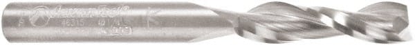 Amana Tool - 1/4" Cutting Diam x 1" Length of Cut, 2 Flute, Upcut Spiral Router Bit - Uncoated, Right Hand Cut, Solid Carbide, 2-1/2" OAL x 1/4" Shank Diam, Flute, 30° Helix Angle - Exact Tooling