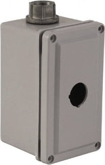 Square D - 1 Hole, 30mm Hole Diameter, Plastic Pushbutton Switch Enclosure - 1, 3, 4, 12, 4X NEMA Rated - Exact Tooling