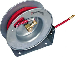 PRO-SOURCE - 20' Spring Retractable Hose Reel - 300 psi, Hose Included - Exact Tooling