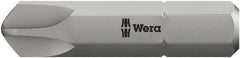 Wera - 5/16" Drive, 3/8 Torq-Set Mplus Screwdriver Bit - 1-1/4" OAL - Exact Tooling