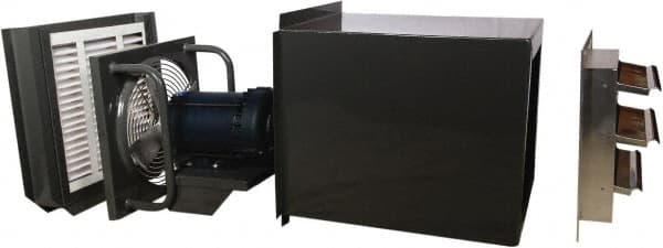 Americraft - 16" Blade, Direct Drive, 1/4 hp, 2,000 CFM, TEFC Exhaust Fan - 1.4/0.7 Amp, 230/460 Volt, Three Phase - Exact Tooling