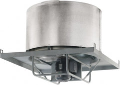Americraft - 18" Blade, 4,150 CFM, Direct Drive Axial Roof Exhauster - 1/2 hp, 1,725 RPM, TEFC Enclosure, Upblast Style, Three-Phase, 230/460 Volts - Exact Tooling