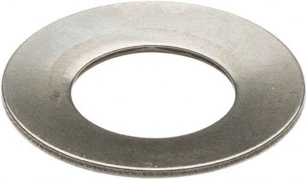 Associated Spring Raymond - 1-1/4" Bolt, Grade 17-7 PH Stainless Steel, Uncoated, Belleville Disc Spring - 7/32" High, 0.175" Thick - Exact Tooling
