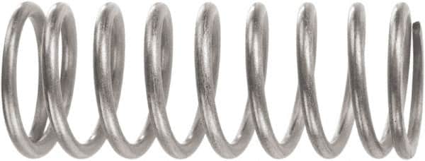 Associated Spring Raymond - 31.12mm OD, 5.26mm Wire, 4-1/2" Free Length, Compression Spring - 195.9 Lb Spring Rating, 742.5 N Max Work Load, Music Wire - Exact Tooling
