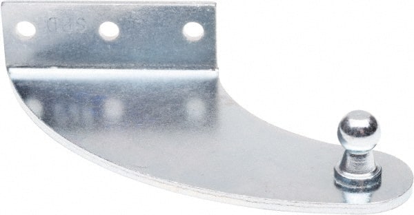 Associated Spring Raymond - 4" Long x 0.875" Deep x 2.75" High Zinc Plated Mounting Bracket - For Hydraulic Dampers & Gas Springs - Exact Tooling