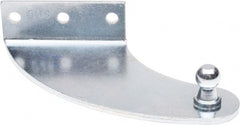 Associated Spring Raymond - 4" Long x 0.875" Deep x 2.75" High Zinc Plated Mounting Bracket - For Hydraulic Dampers & Gas Springs - Exact Tooling