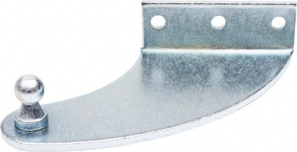 Associated Spring Raymond - 4" Long x 0.875" Deep x 2.75" High Zinc Plated Mounting Bracket - For Hydraulic Dampers & Gas Springs - Exact Tooling