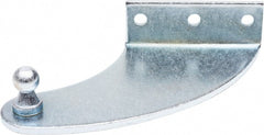 Associated Spring Raymond - 4" Long x 0.875" Deep x 2.75" High Zinc Plated Mounting Bracket - For Hydraulic Dampers & Gas Springs - Exact Tooling