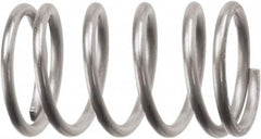 Associated Spring Raymond - 49.2mm OD, 5.26mm Wire, 3-1/2" Free Length, Compression Spring - 76.22 Lb Spring Rating, 427.29 N Max Work Load, Stainless Steel - Exact Tooling