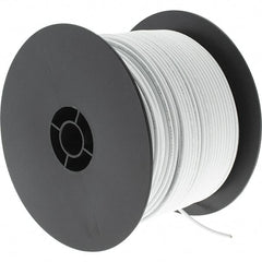 EastPenn - 16 AWG, 500' OAL, Hook Up Wire - White Polyethylene Jacket - Exact Tooling