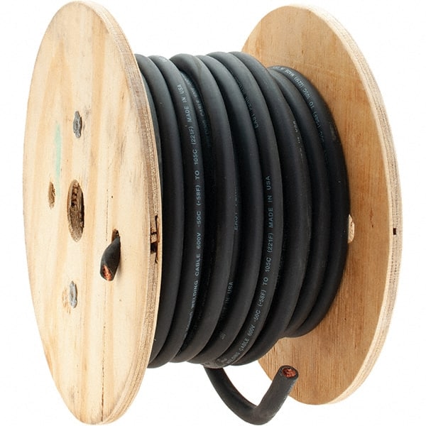 EastPenn - Welding Cable Cable Size: 1/0 Length (Feet): 50 - Exact Tooling