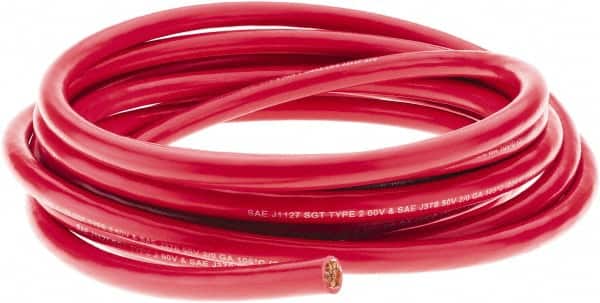 EastPenn - 2/0 Gauge Top Post Cable - Red, 25" Long - Exact Tooling