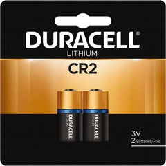 Duracell - Size CR2, Lithium, Button & Coin Cell Battery - 3 Volts - Exact Tooling