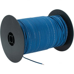 EastPenn - 18 AWG, 1,000' OAL, Hook Up Wire - Blue Polyethylene Jacket - Exact Tooling