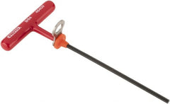 Proto - 9/64" Hex, Tethered T-Handle Cushion Grip, Hex Key - 6" OAL, Alloy Steel, Inch System of Measurement - Exact Tooling