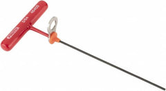 Proto - 5/64" Hex, Tethered T-Handle Cushion Grip, Hex Key - 6" OAL, Alloy Steel, Inch System of Measurement - Exact Tooling