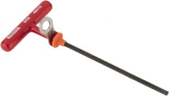 Proto - 5/32" Hex, Tethered T-Handle Cushion Grip, Hex Key - 6" OAL, Alloy Steel, Inch System of Measurement - Exact Tooling