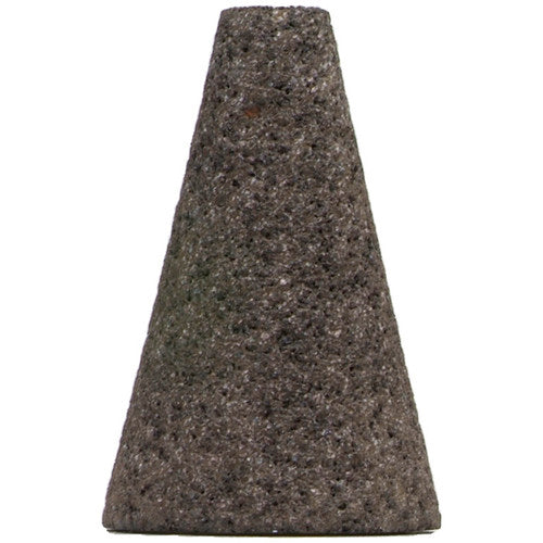 2″ × 1/2″ × 3″ × 5/8″–11 Gemini Snagging Wheel Type 17 Cones-Square Tip 24 Grit - Exact Tooling