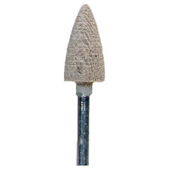 3/8″ × 3/4″ Cotton Fiber Mounted Point B52 120 Grit Aluminum Oxide - Exact Tooling