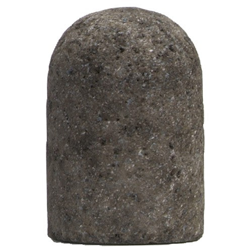 ‎1-1/2″ × 3″ × 3/8″-24 Gemini Snagging Wheel Type 18R Plug-Round Tip 24 Grit Aluminum Oxide - Exact Tooling