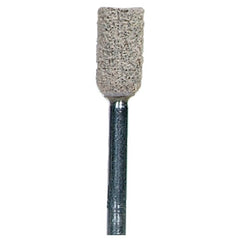 1/4″ × 1/2″ 1/8″ Spindle Cotton Fiber Mounted Point W163 80 Grit Aluminum Oxide - Exact Tooling