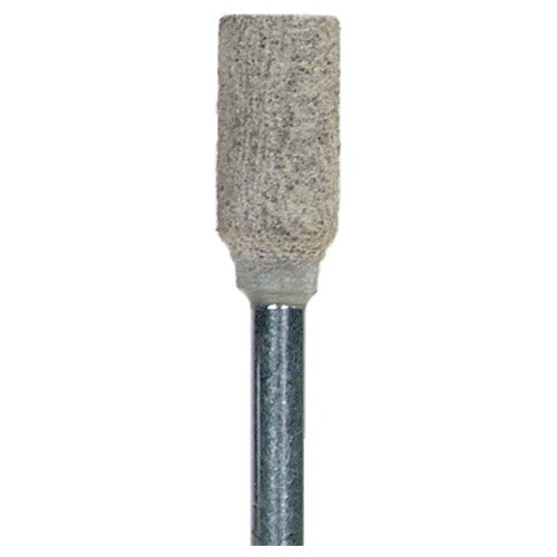 1/4″ × 1/2″ 1/8″ Spindle Cotton Fiber Mounted Point W163 120 Grit A/O - Exact Tooling