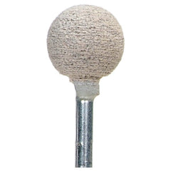 1/2″ × 1/2″ 1/8″ Spindle Cotton Fiber Mounted Point B121 80 Grit Aluminum Oxide - Exact Tooling
