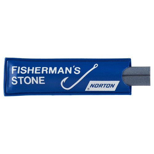 1/2″ × 3″ Crystolon Fish Hook Pocket Stone Half Round Fine Grit - Exact Tooling