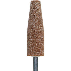 ‎3/4″ × 2-1/2″ 1/4″ Spindle Gemini Mounted Point A1 36 Grit Aluminum Oxide - Exact Tooling