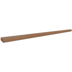 3/16″ × 1/16″ × 3/8″ × 1/8″ × 4″ India File Silversmith Rectangular 240 Grit - Exact Tooling