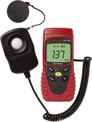 Amprobe - 9 Volt Battery, 20 to 20,000 FC, LCD Display, Silicone Photodiode Light Meter - 5 Accuracy, Compatible with All Visible Light Lighting, Built In Memory - Exact Tooling