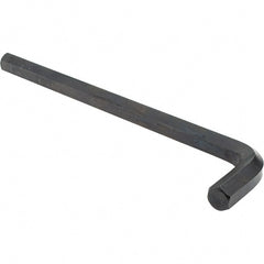 Value Collection - 5/8" Hex, Long Arm, Hex Key - 9-21/32" OAL, Alloy Steel, Inch System of Measurement - Exact Tooling