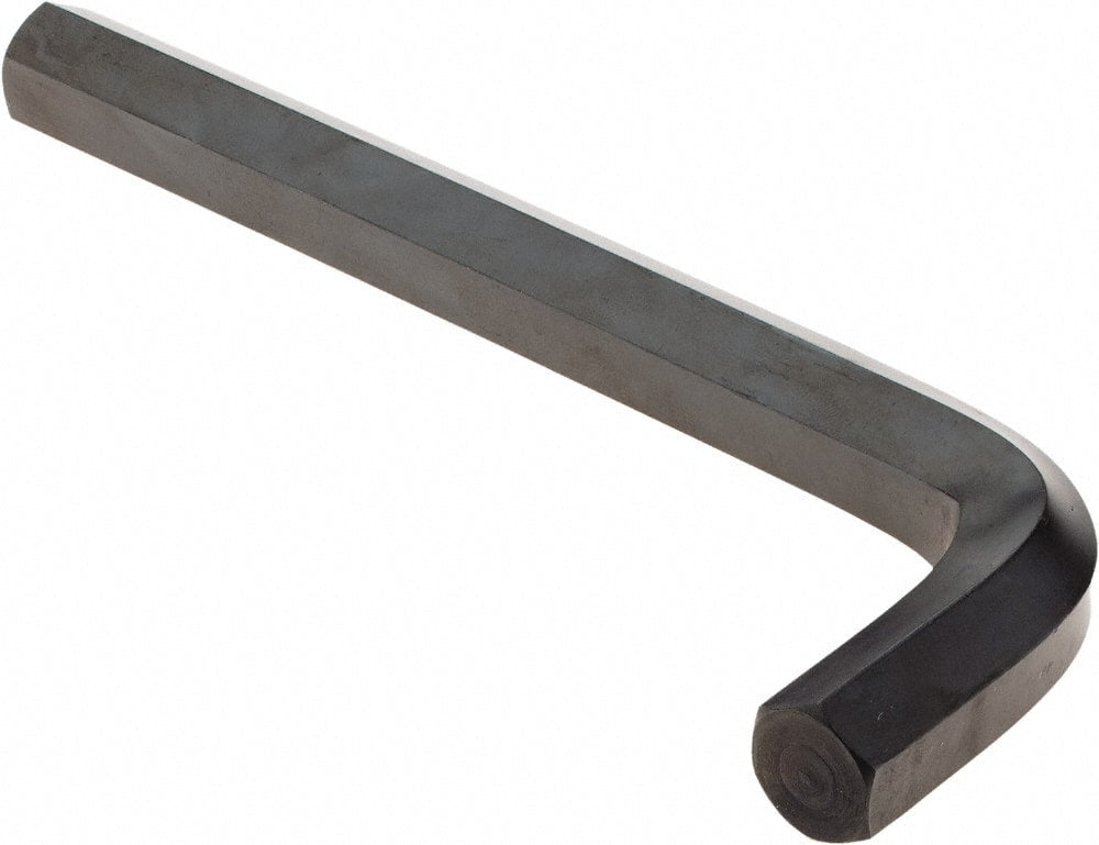 Value Collection - 5/8" Hex, Short Arm, Hex Key - 6-5/32" OAL, Alloy Steel, Inch System of Measurement - Exact Tooling