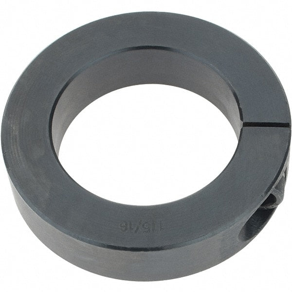 Import - 1-15/16" Bore, Steel, One Piece Clamp Collar - 3" Outside Diam, 11/16" Wide - Exact Tooling