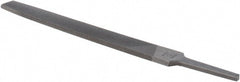 Value Collection - 8" Long, Bastard Cut, Flat American-Pattern File - Double Cut, 7/32" Overall Thickness - Exact Tooling