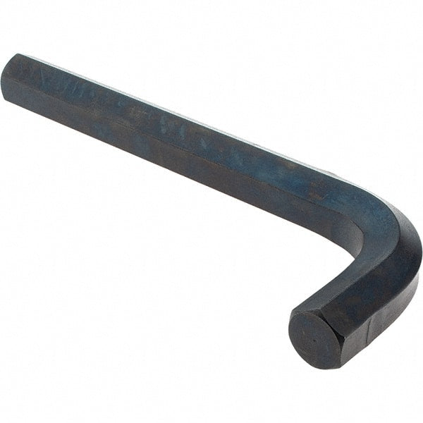 Value Collection - 1" Hex, Short Arm, Hex Key - 9-5/32" OAL, Alloy Steel, Inch System of Measurement - Exact Tooling