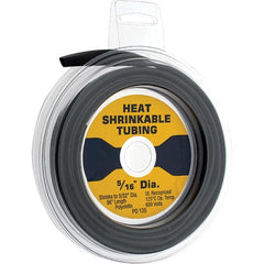 Import - 2:1, Polyolefin Heat Shrink Electrical Tubing - Black - Exact Tooling