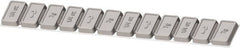 Value Collection - Weight Style P, 0.25 oz, Wheel Weight for All Truck Size Tires - Exact Tooling