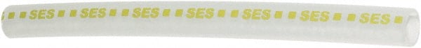 Value Collection - 6" Long, 4:1, Polyolefin Heat Shrink Electrical Tubing - Clear, Yellow - Exact Tooling
