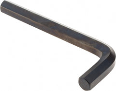Value Collection - Short Arm, Hex Key - 5-5/32" OAL, Alloy Steel, Inch System of Measurement - Exact Tooling
