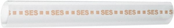 Value Collection - 6" Long, 4:1, Polyolefin Heat Shrink Electrical Tubing - Clear, Orange - Exact Tooling