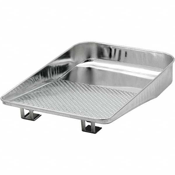 Krylon - 9" Roller Compatible Paint Tray - 3 Pt Capacity, Metal - Exact Tooling