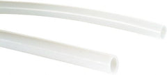 Parker - 3/8" ID x 7/16" OD, 0.031" Wall Thickness, 25' Long, PTFE Tube - Natural, 70 Max psi, -100 to 500°F - Exact Tooling